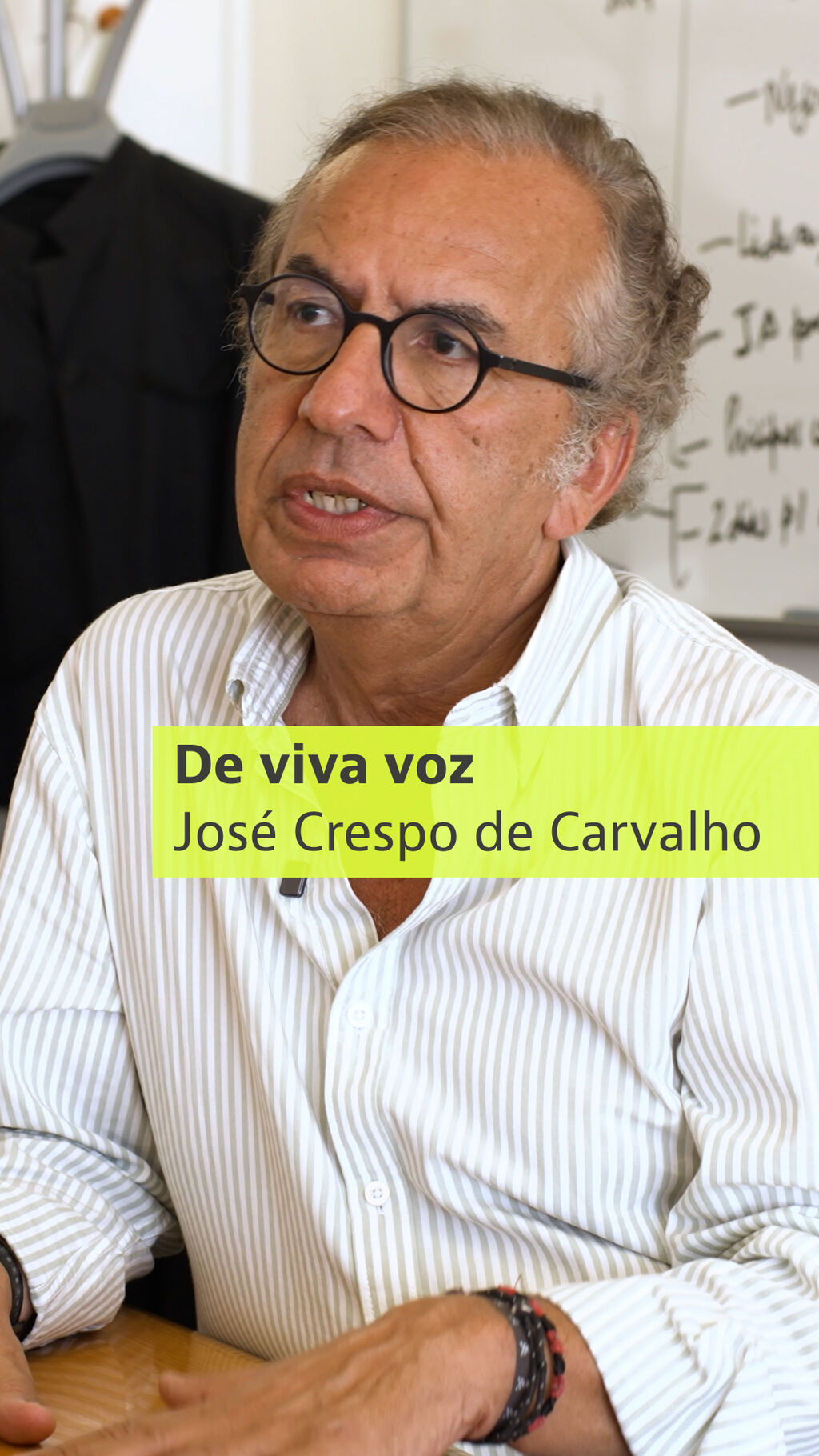 Jos&eacute; Crespo de Carvalho: "Em Portugal h&aacute; habita&ccedil;&atilde;o, n&atilde;o h&aacute; &eacute; transportes"