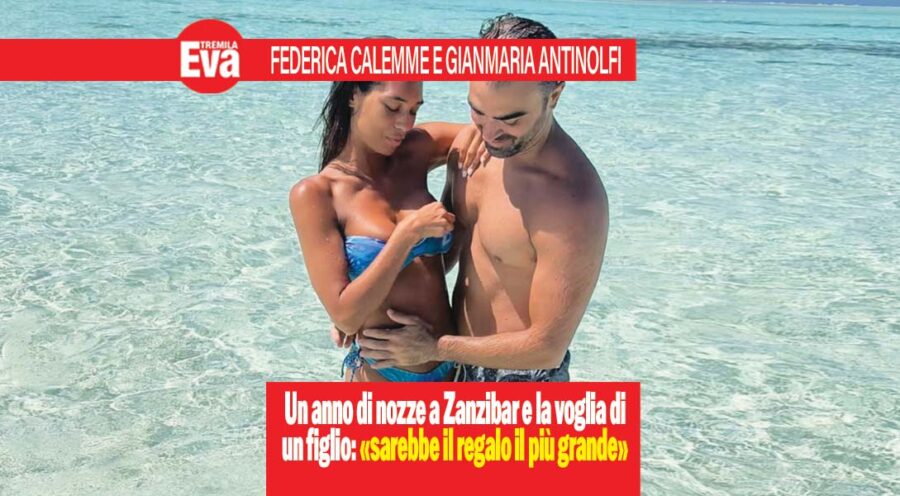 Federica Calemme, un anno di nozze con Gianmaria Antinolfi