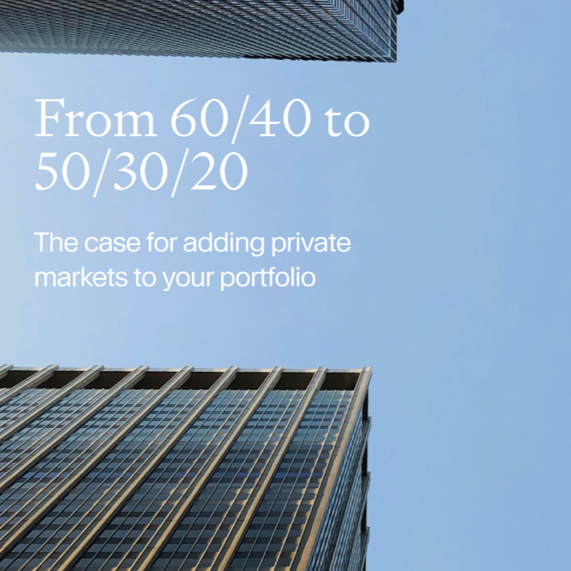 The case for adding private markets to your portfolio