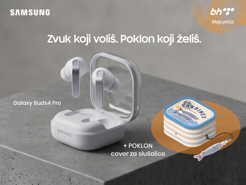 Novi Galaxy Buds4 uz poklon cover!