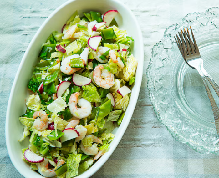 Shrimp and Snow Pea Salad with Sesame