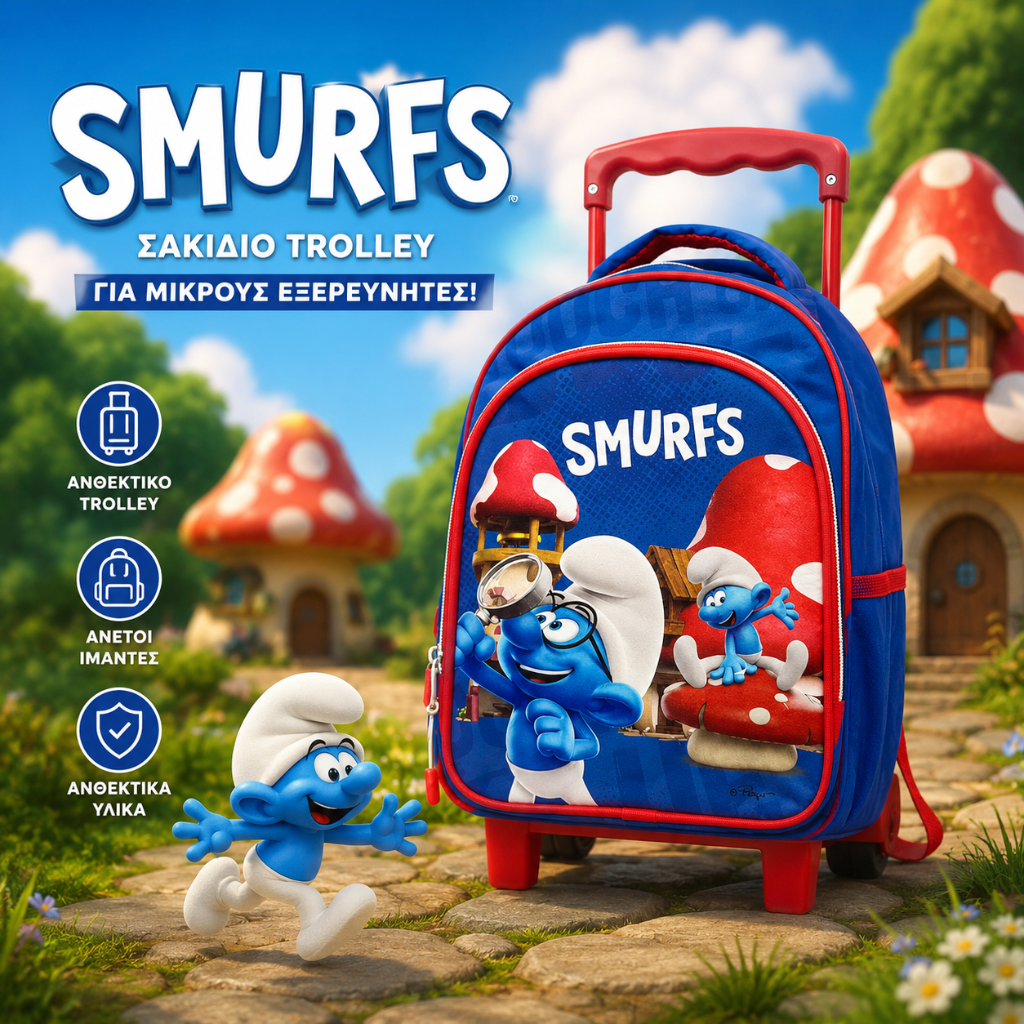GIM &Nu;&eta;&pi;&iota;&alpha;&kappa;ό &Sigma;&alpha;&kappa;ί&delta;&iota;&omicron; &Tau;rolley Smurfs &ndash; 344-24072