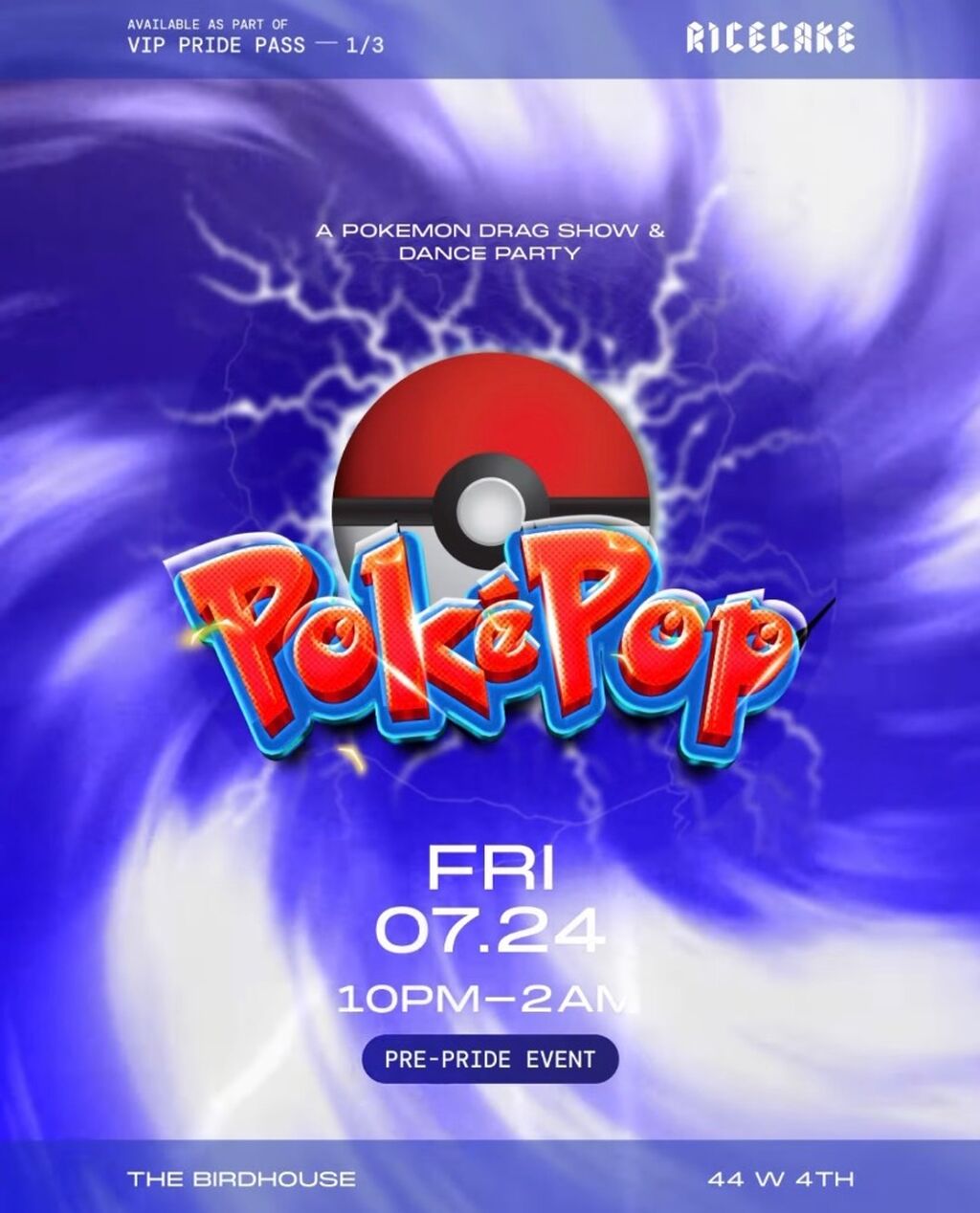 POK&Eacute;-POP // Pok&eacute;mon-themed drag show & party