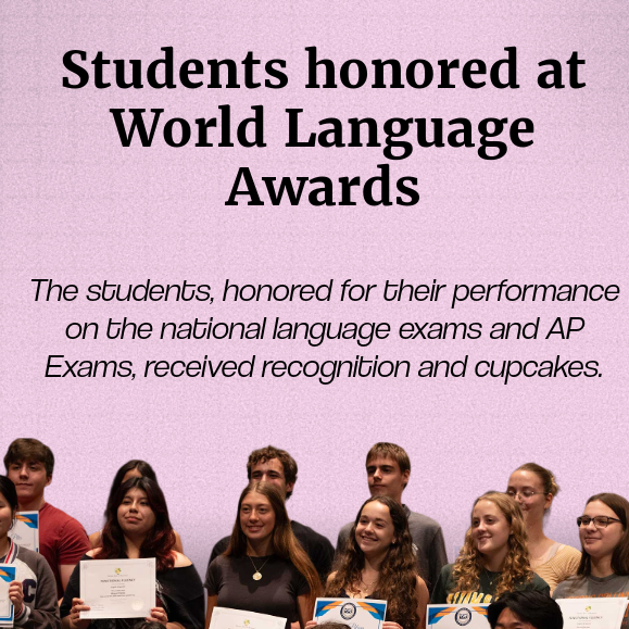 Students honored at World Language Awards