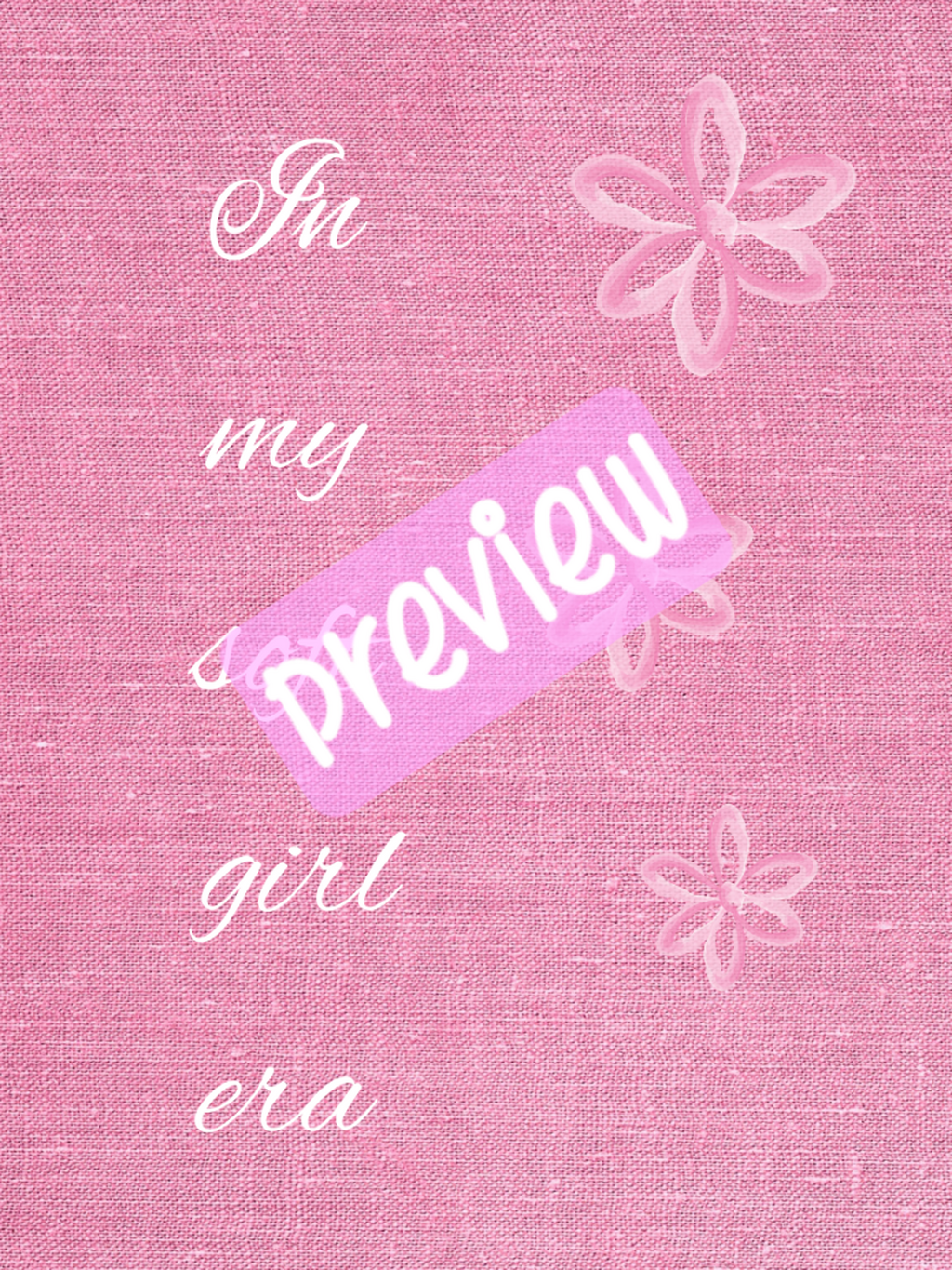 In my soft girl wall art🩷