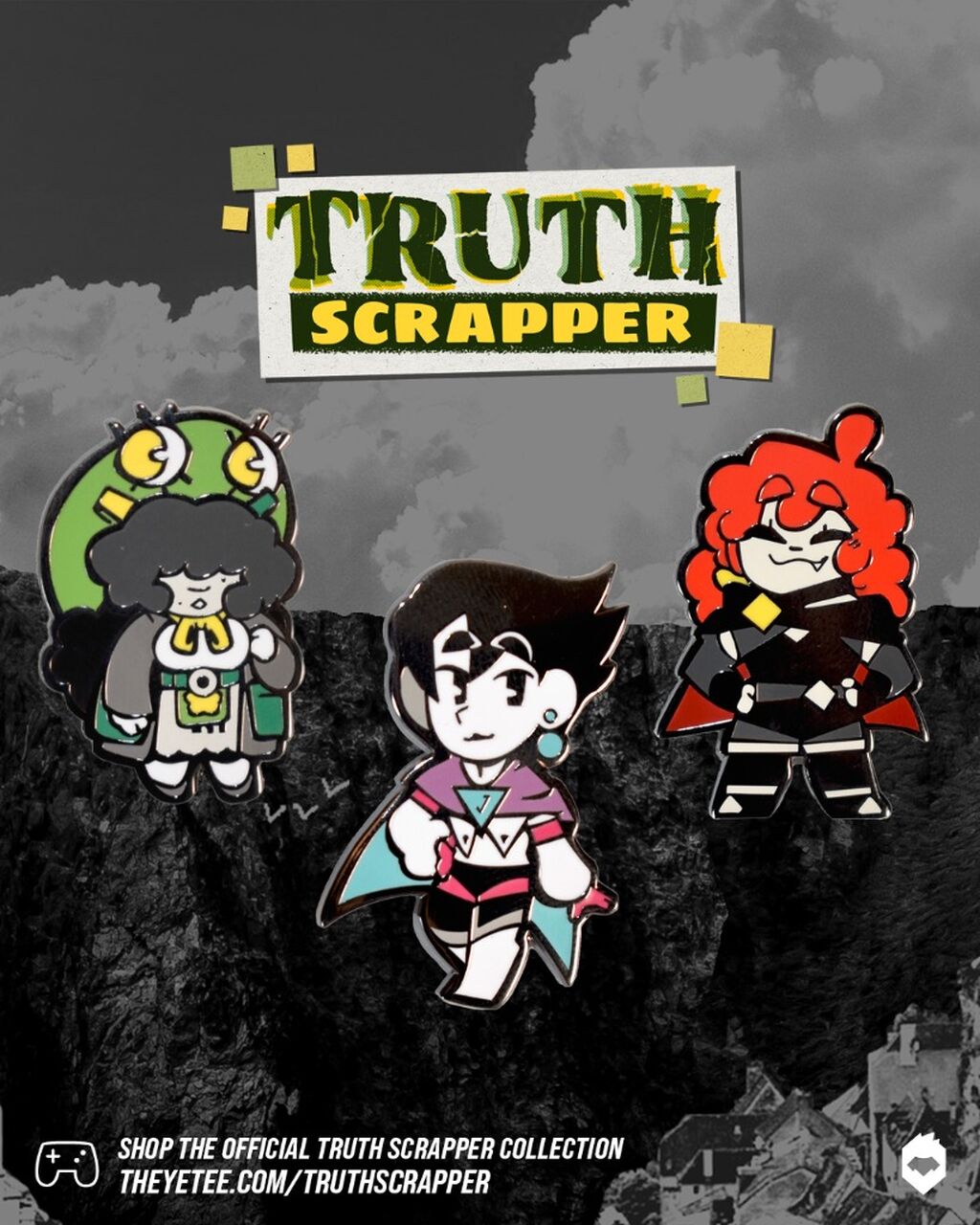 Sort Thru the Memories with New Truth Scrapper Pins!