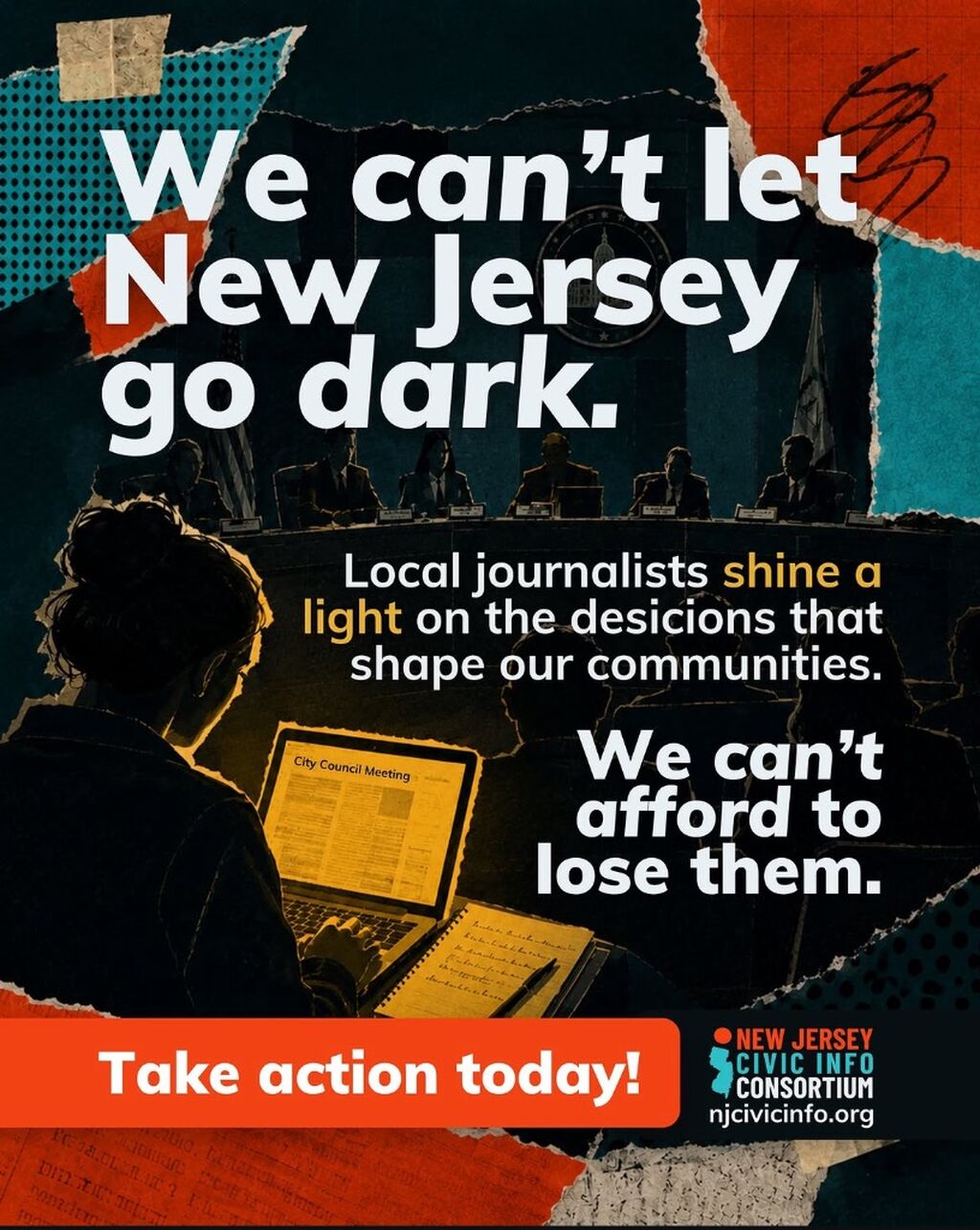 Take Action: Keep New Jersey Informed
