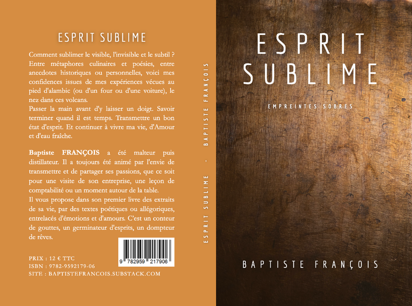 Livre Esprit Sublime - Poche - 168 pages
