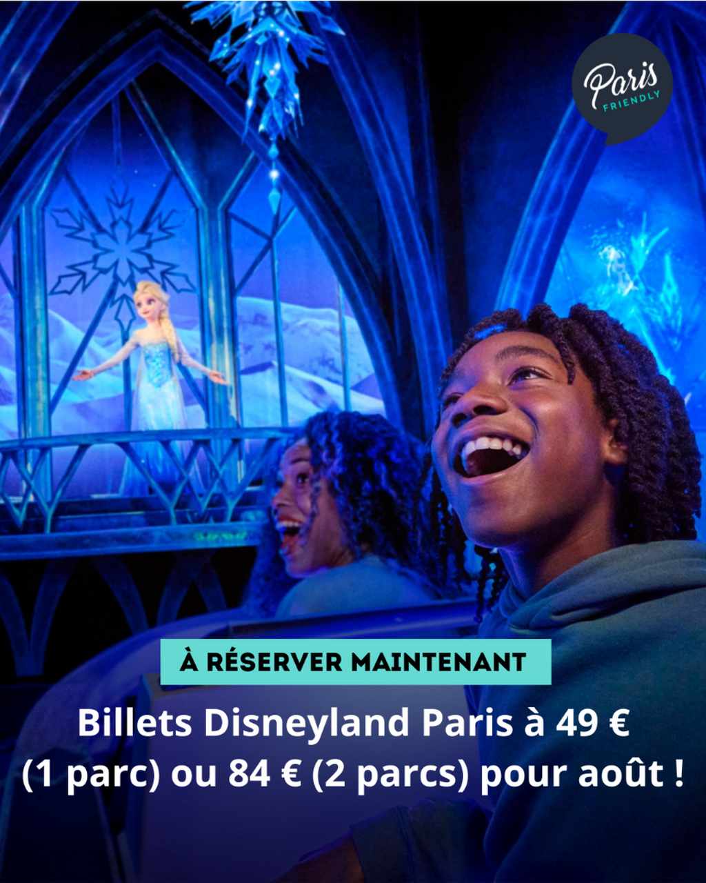 Billets Disneyland Paris &agrave; 49 &euro; (1 parc) ou 84 &euro; (2 parcs) pour ao&ucirc;t !