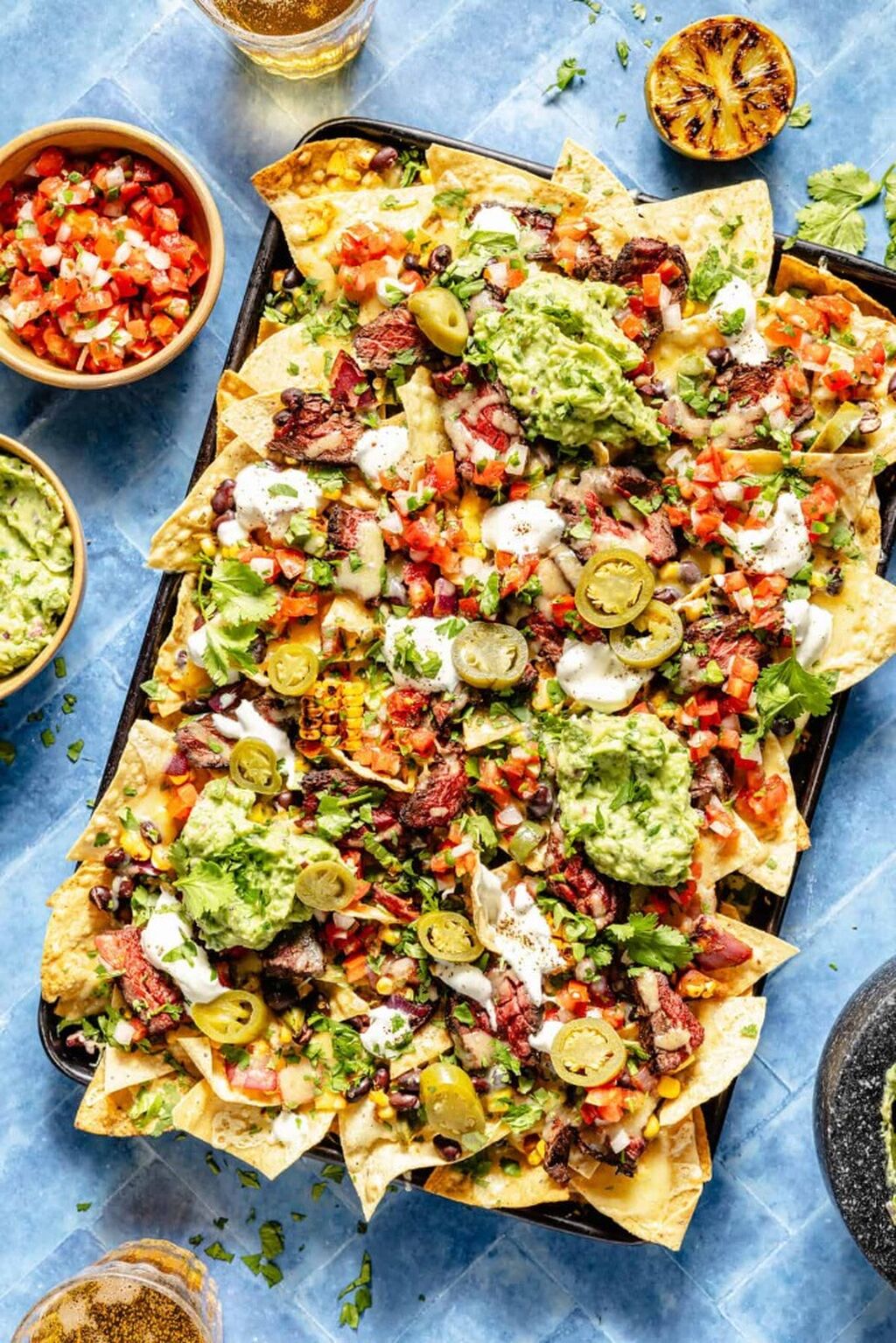 Grilled Chipotle Steak Nachos