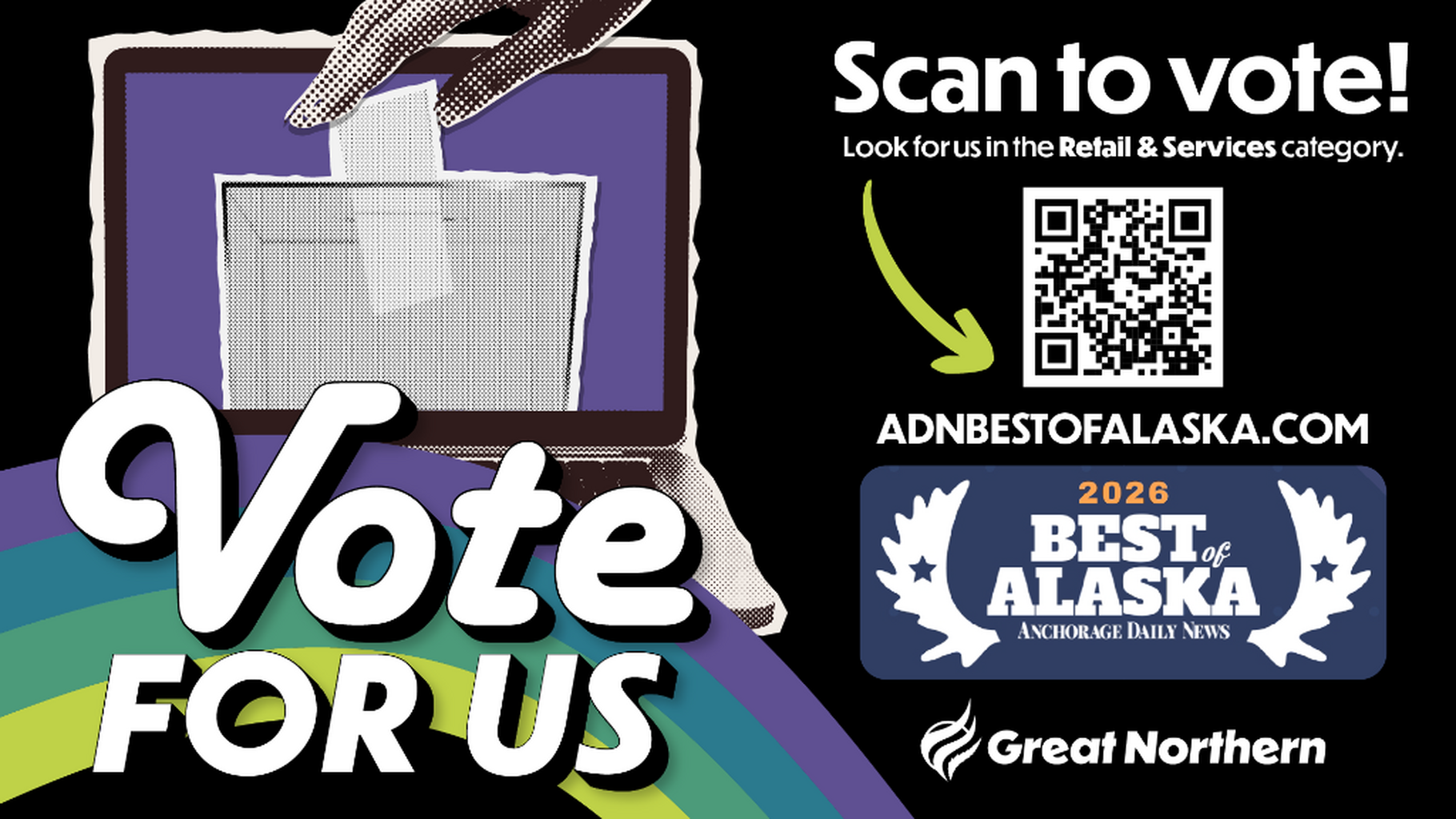Vote for Us - ADN's Best of Alaska Showcase