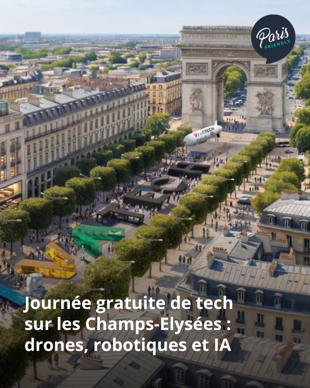 14 000 start-ups sur les Champs-&Eacute;lys&eacute;es, gratuit, le 14 juin.