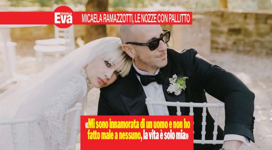 Micaela Ramazzotti parla dopo le nozze con Claudio Pallitto