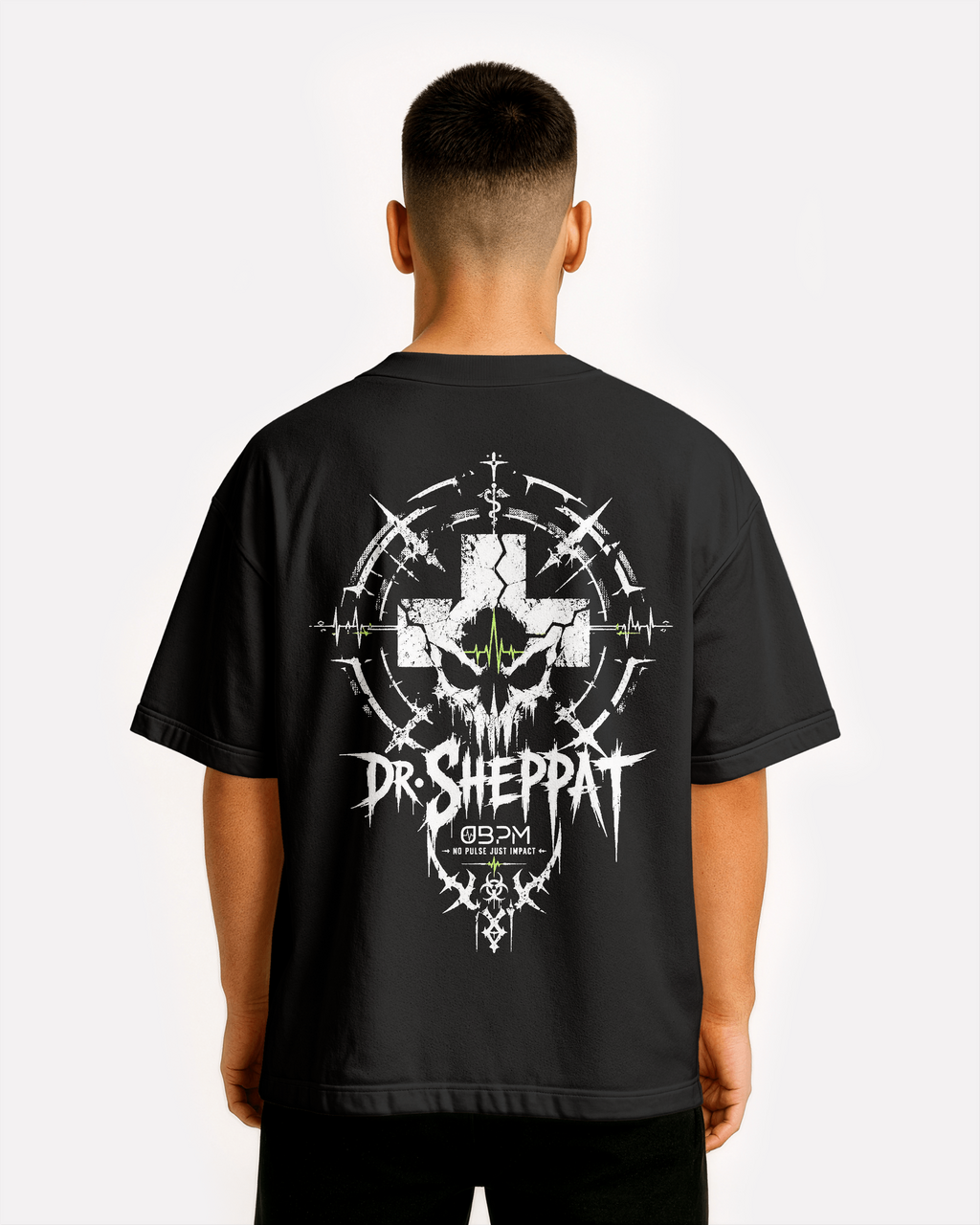 Dr. Sheppat x 0BPM &ndash; Rave Therapy Oversize Tee