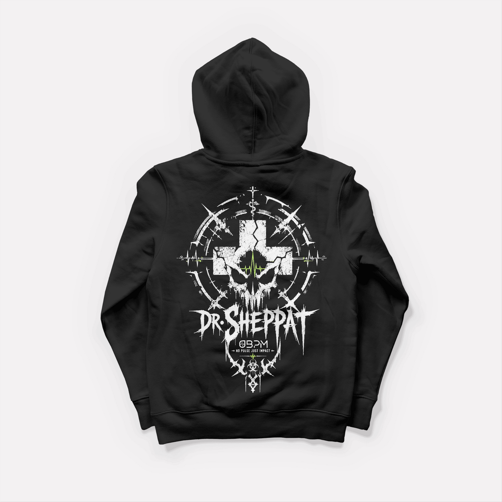 Dr. Sheppat x 0BPM &ndash; Rave Therapy Oversize Hoodie