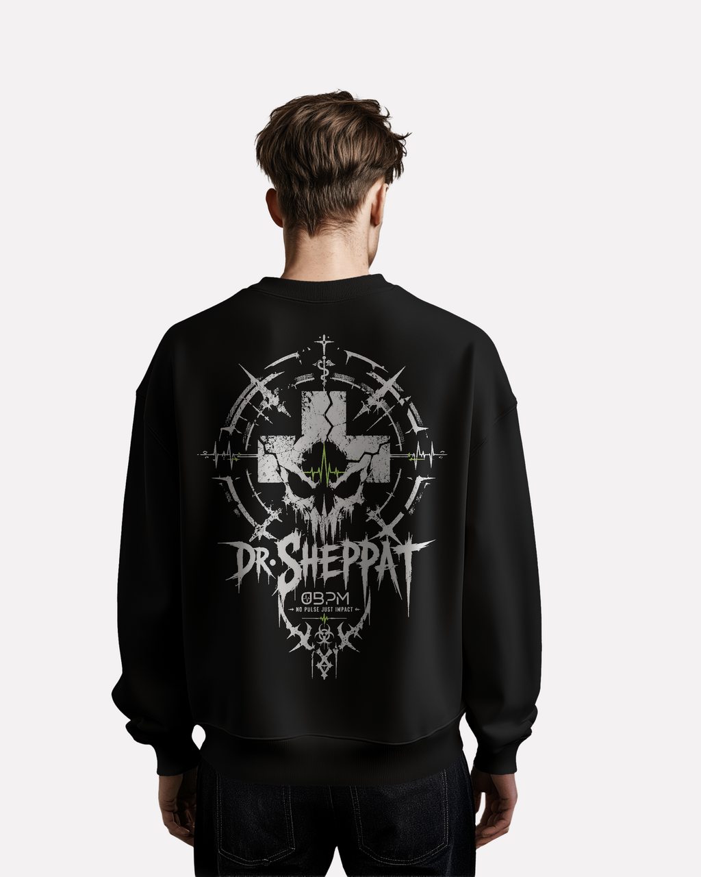 Dr. Sheppat x 0BPM &ndash; Rave Therapy Crewneck