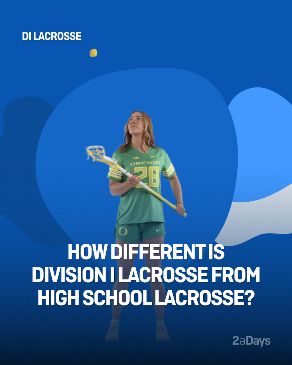 How Different Is Division I Lacrosse From High School Lacrosse?