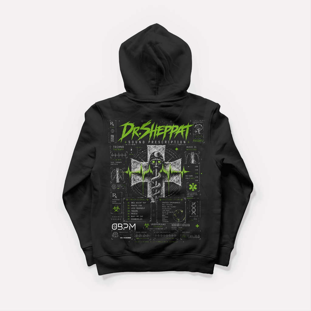 Dr. Sheppat x 0BPM &ndash; Sound Prescription Oversize Hoodie