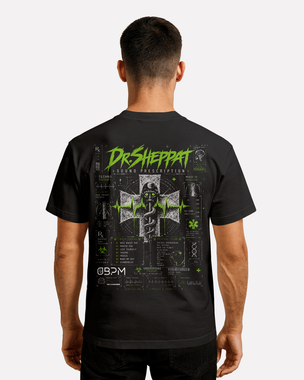 Dr. Sheppat x 0BPM &ndash; Sound Prescription Tee