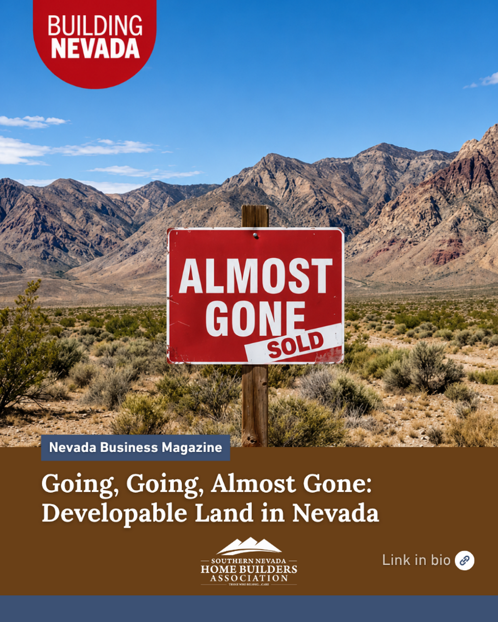 Going, Going, Almost Gone: Developable Land in Nevada - Nevada Business Magazine