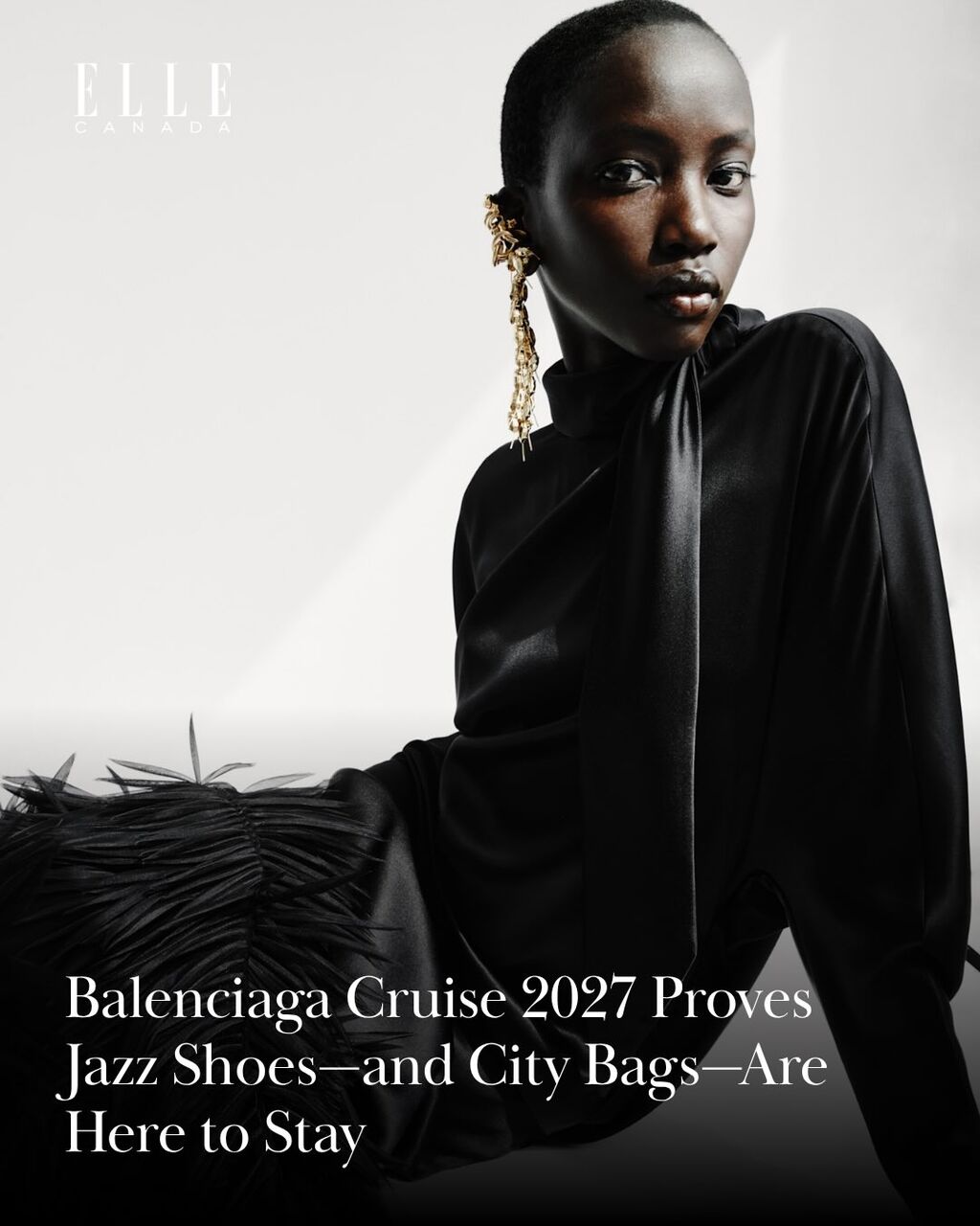 Balenciaga Cruise 2027 Proves Jazz Shoes&mdash;and City Bags&mdash;Are Here to Stay