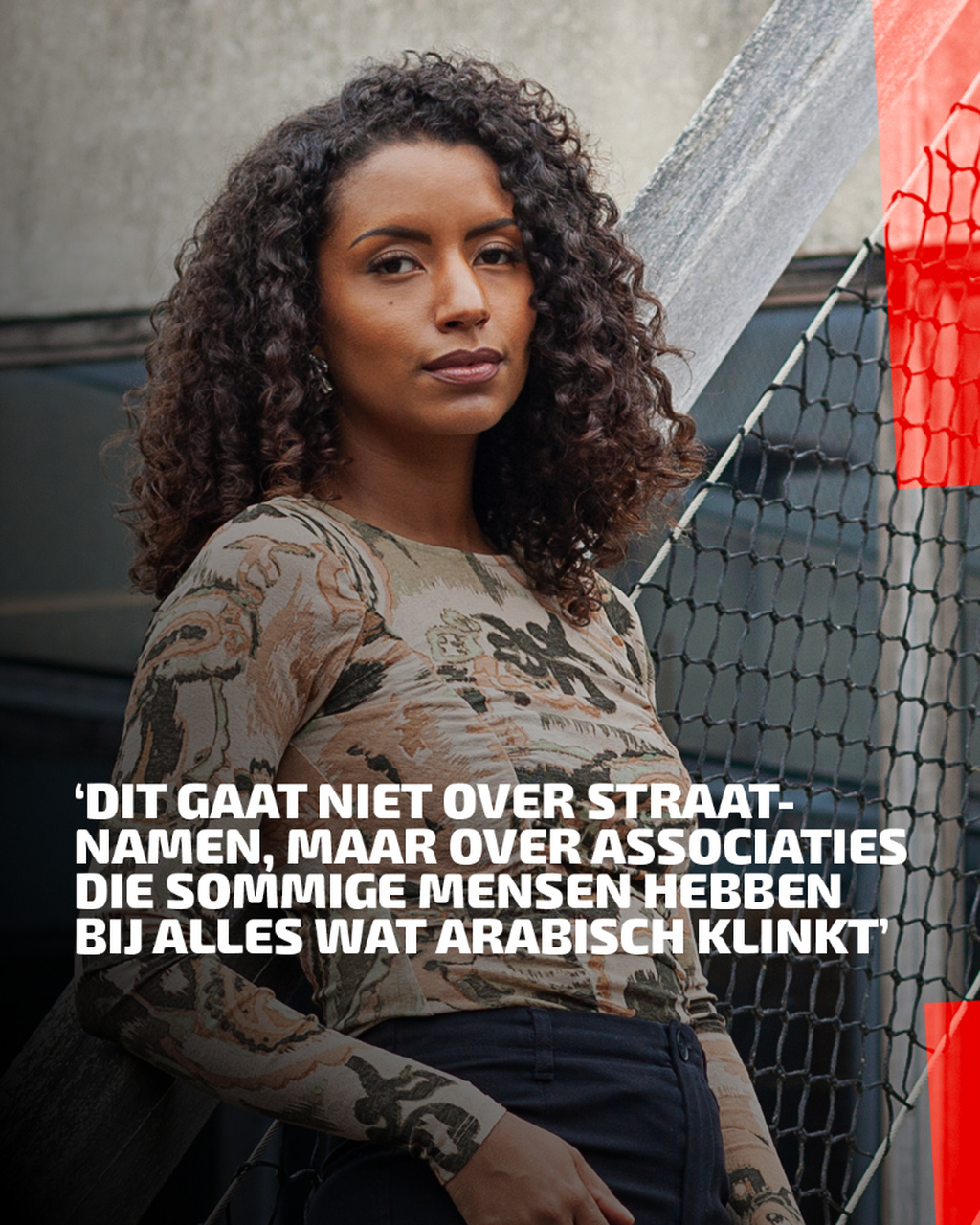 Chaira Koops: &lsquo;Dit gaat niet over straatnamen, maar over associaties die sommige mensen hebben bij alles wat Arabisch klinkt&rsquo;