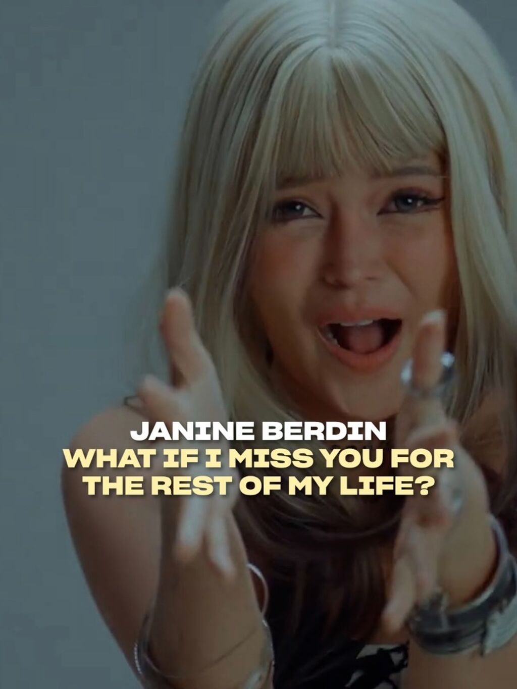 LISTEN TO JANINE BERDIN'S 'WHAT IF I MISS YOU FOR THE REST OF MY LIFE?' (LIVE IN THE STUDIO) HERE