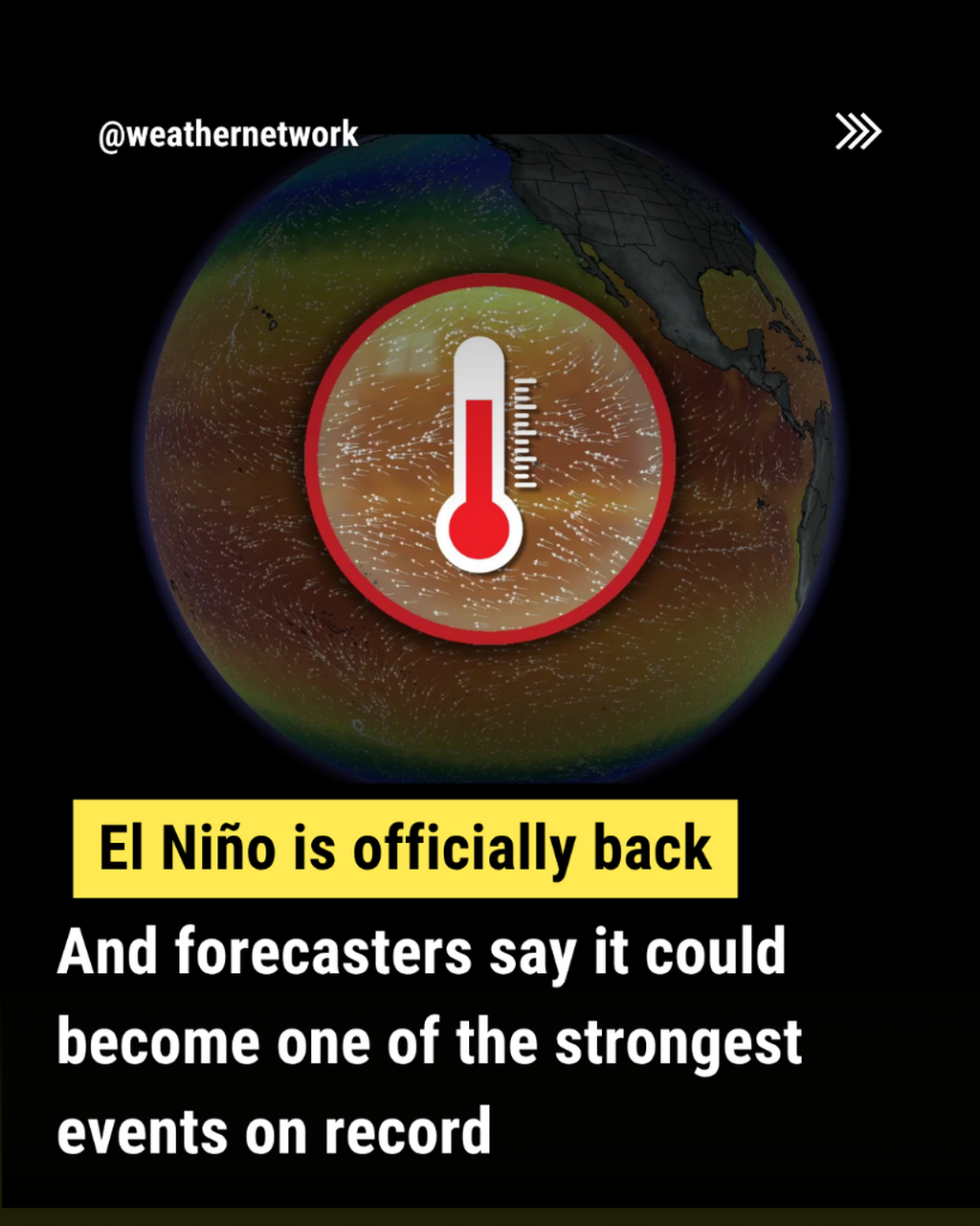  The wait is over: El Ni&ntilde;o is officially here and it may make history