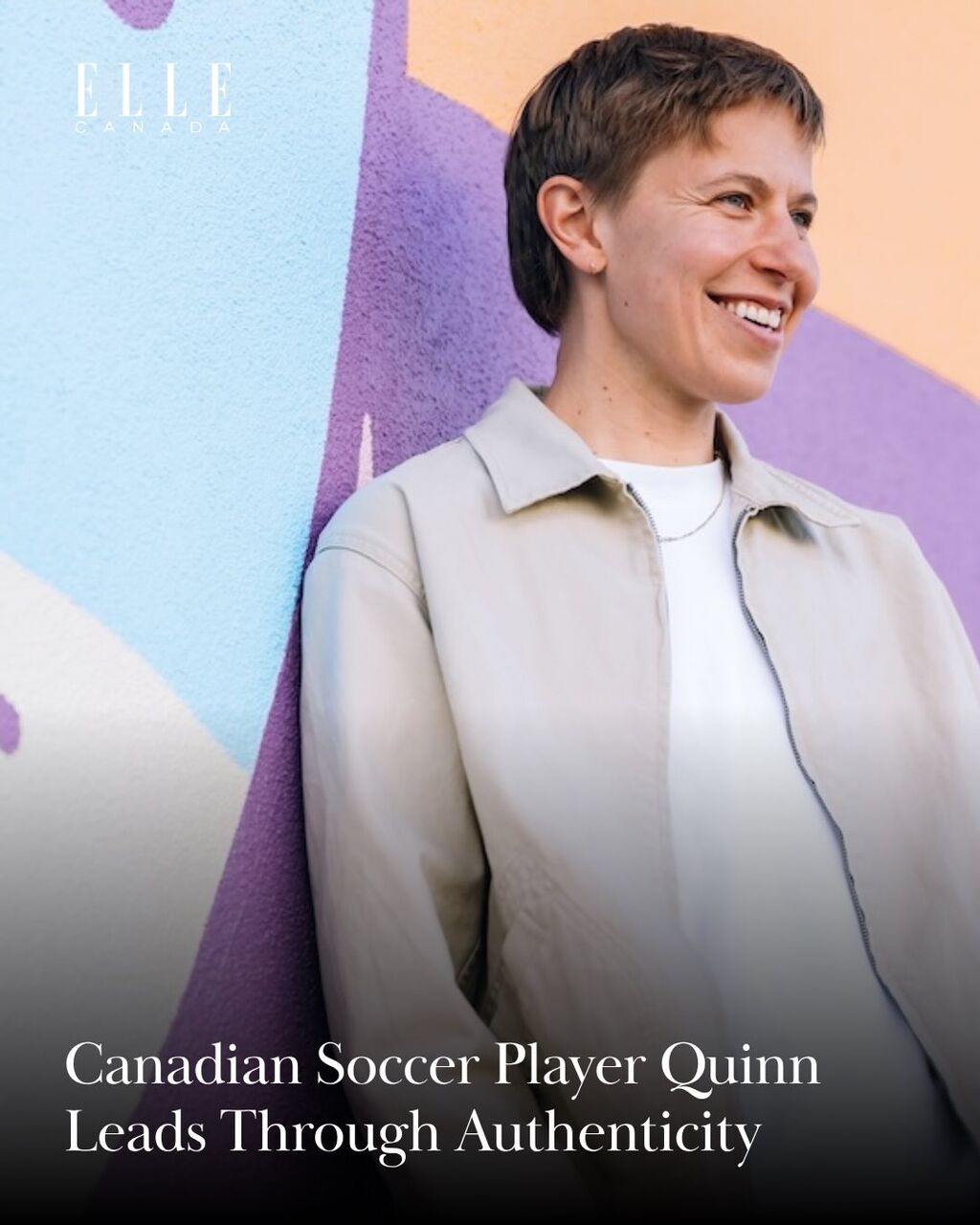 Canadian Soccer Player Quinn Leads Through Authenticity