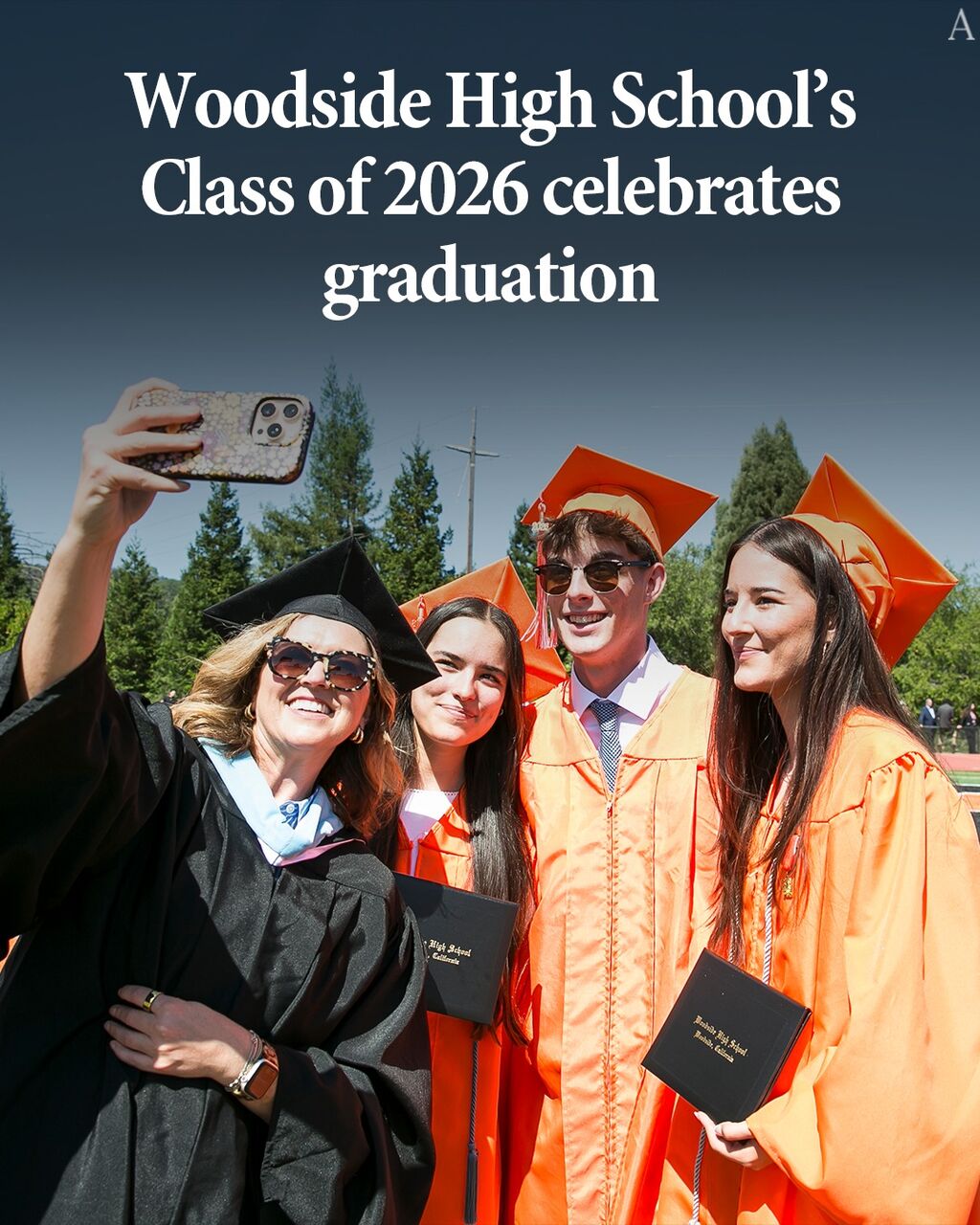 Woodside High School's Class of 2026 celebrates graduation