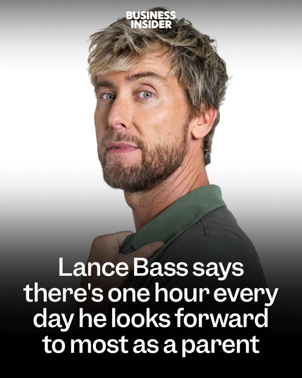 Lance Bass says there's one hour every day he looks forward to most as a parent