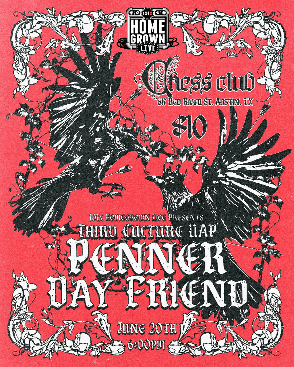 101X Homegrown Live - Day Friend - 06.20.26