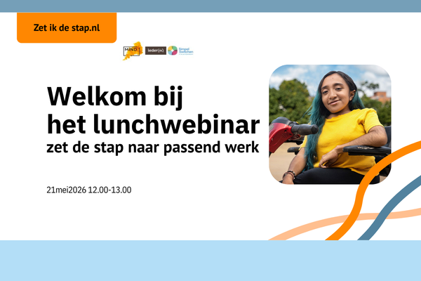 Terugkijken webinar Zet de stap naar passend werk 