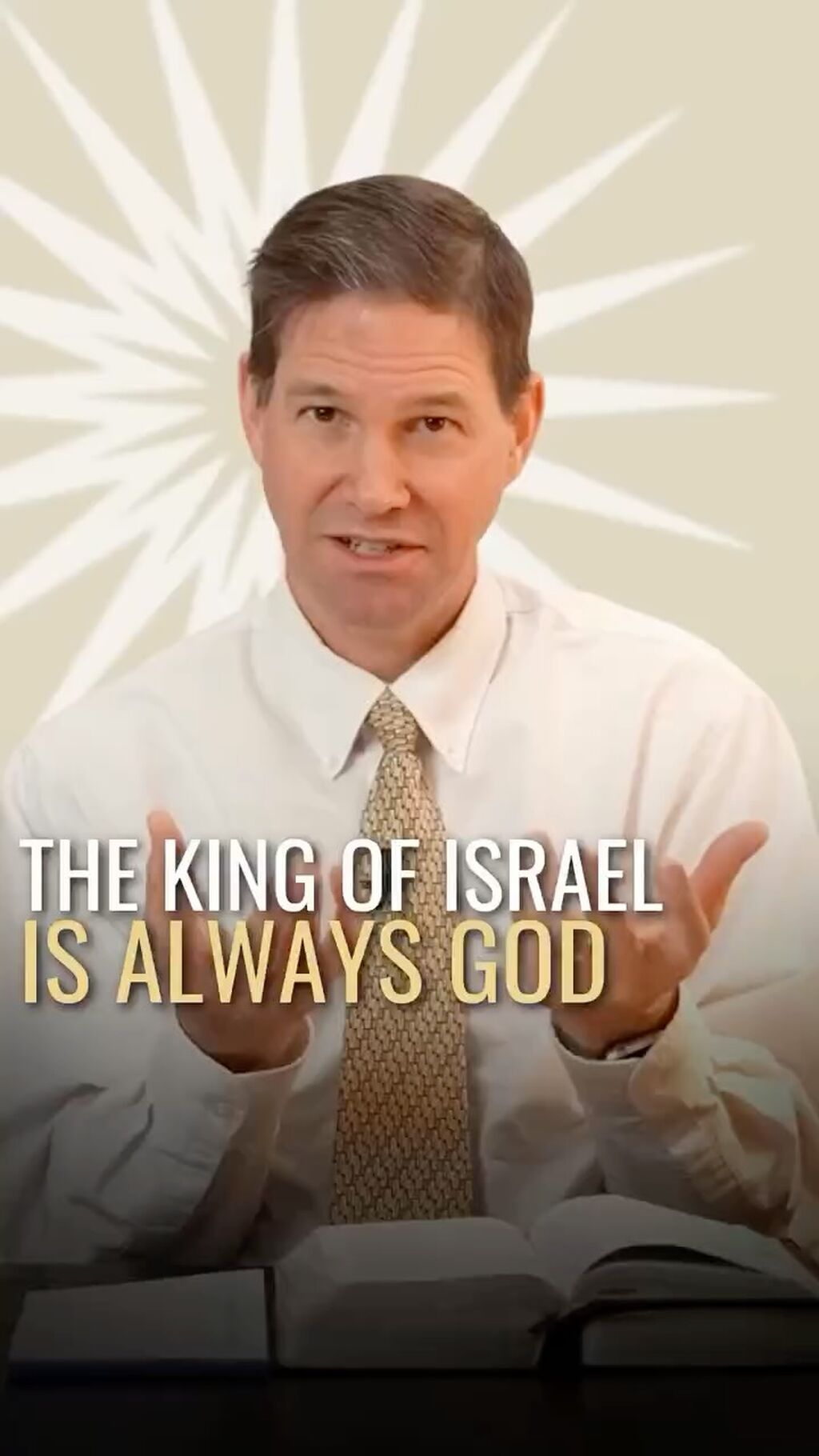 The King of Israel is always God 