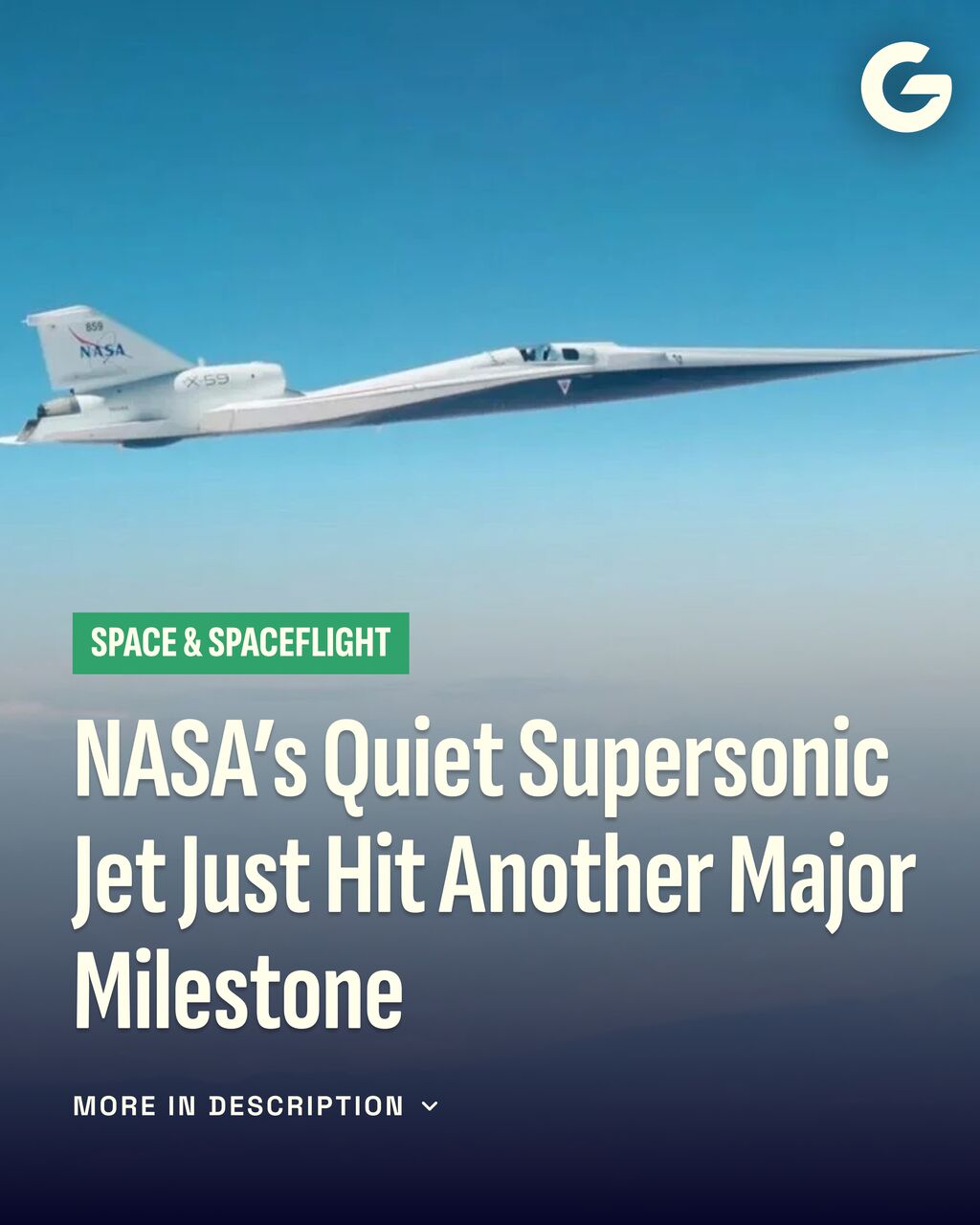 NASA&rsquo;s Quiet Supersonic Jet Just Hit Another Major Milestone