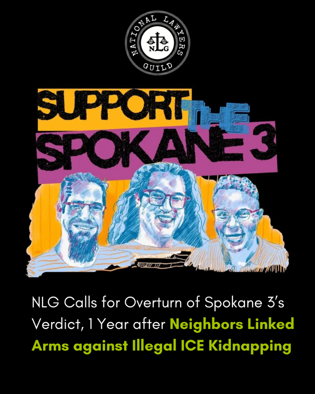 Support the Spokane 3!