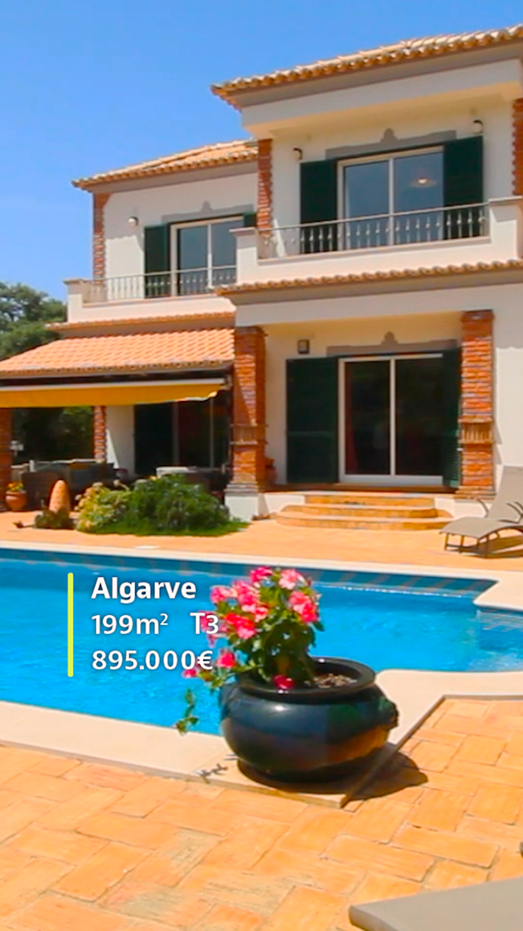 Moradia com piscina perto de Loul&eacute;