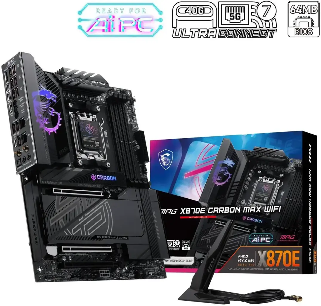 Socials | MPG X870E CARBON