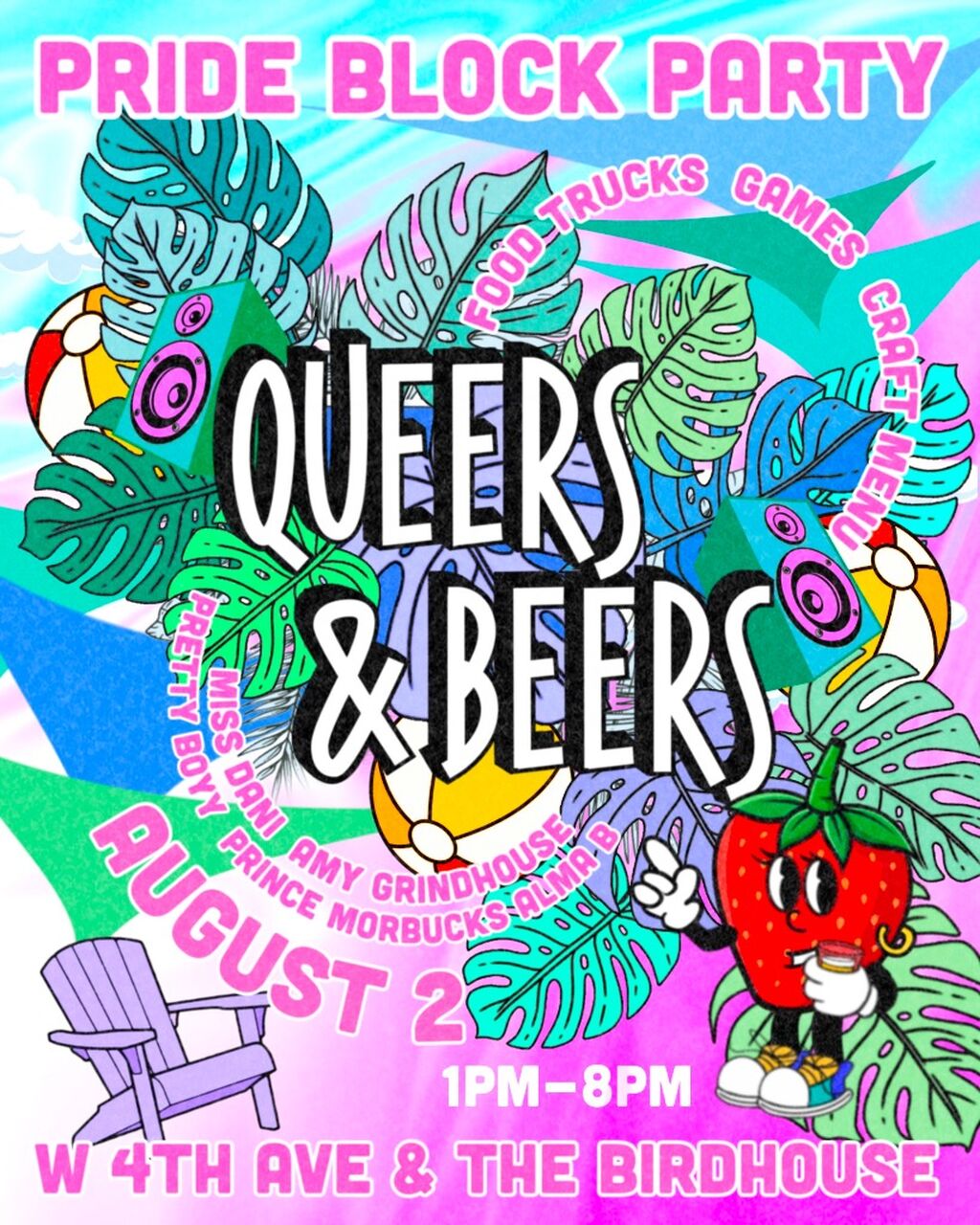 Queers & beers - Pride block party