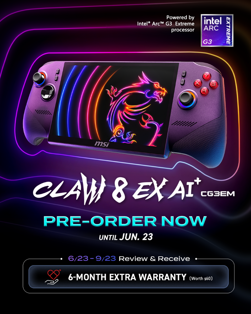 Socials | Claw 8 EX AI+