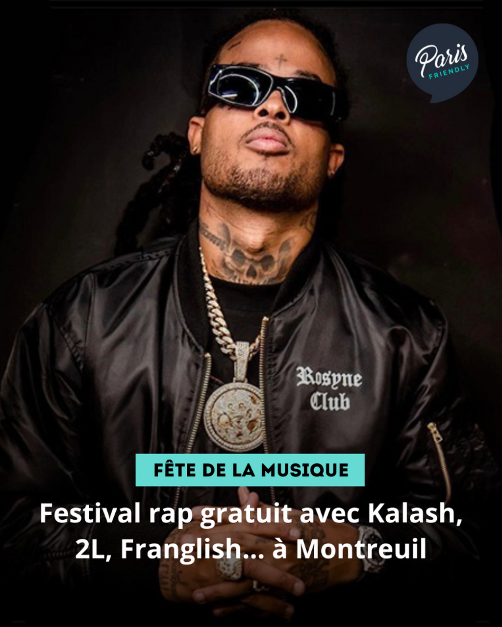 Festival rap gratuit avec Kalash, 2L, Franglish... &agrave; Montreuil