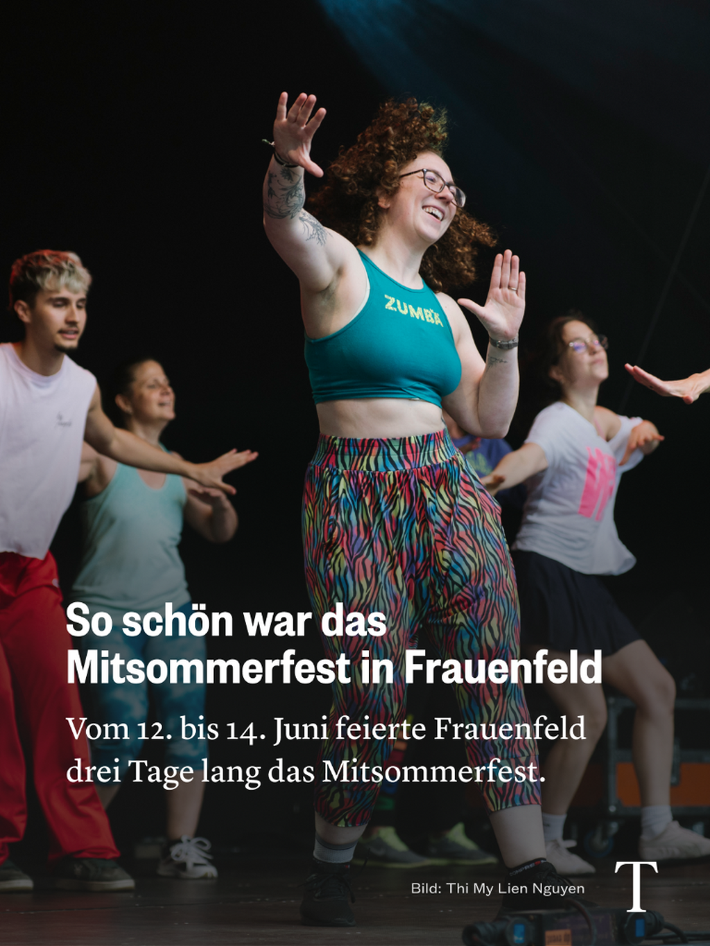 Stadtr&auml;te an der Bar und ein Veloprofi auf der Rikscha: So war das Mitsommerfest