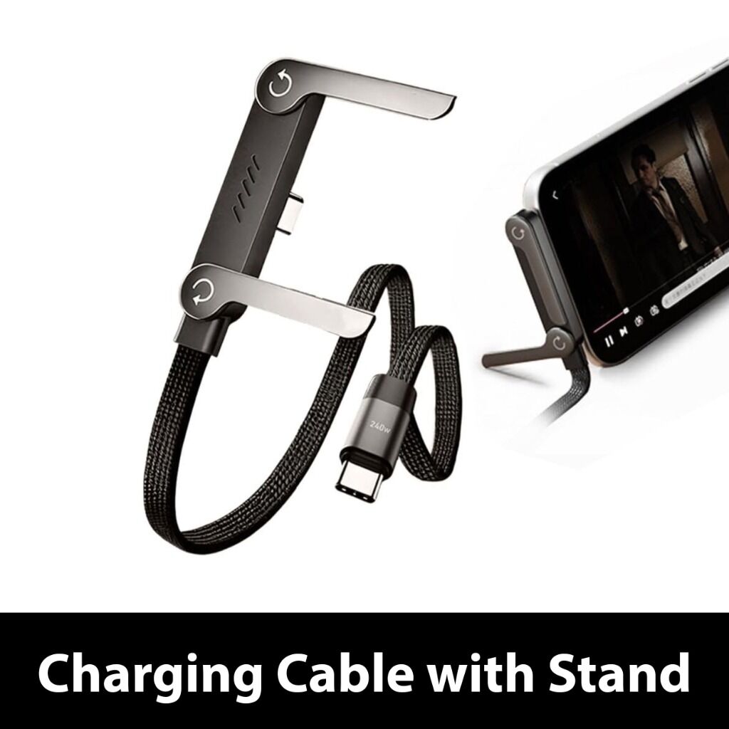 Fast Charging Cable with Stand