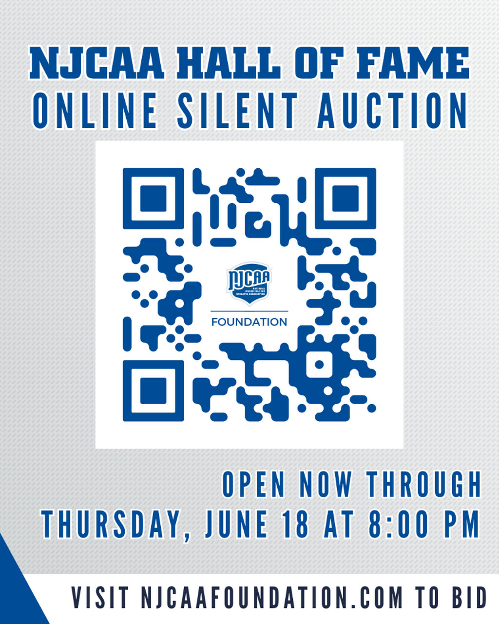 2026 NJCAA Hall of Fame and Awards - Online Auction