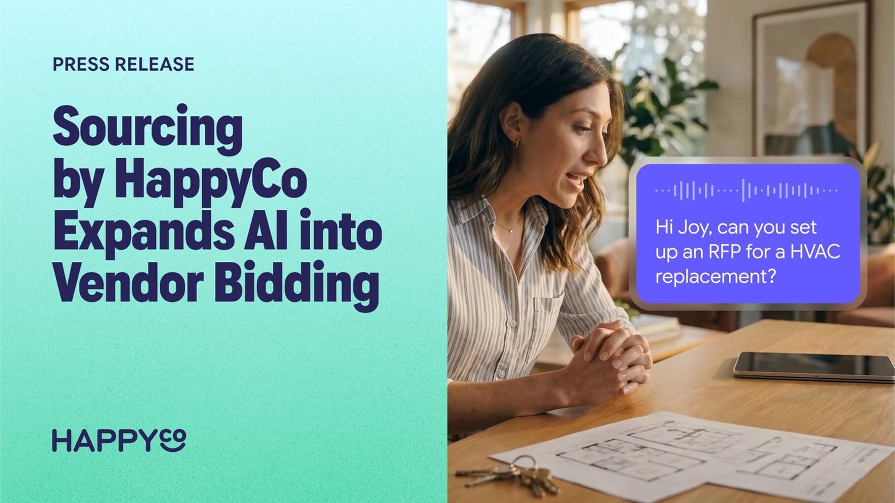 Sourcing by HappyCo Expands AI into Vendor Bidding
