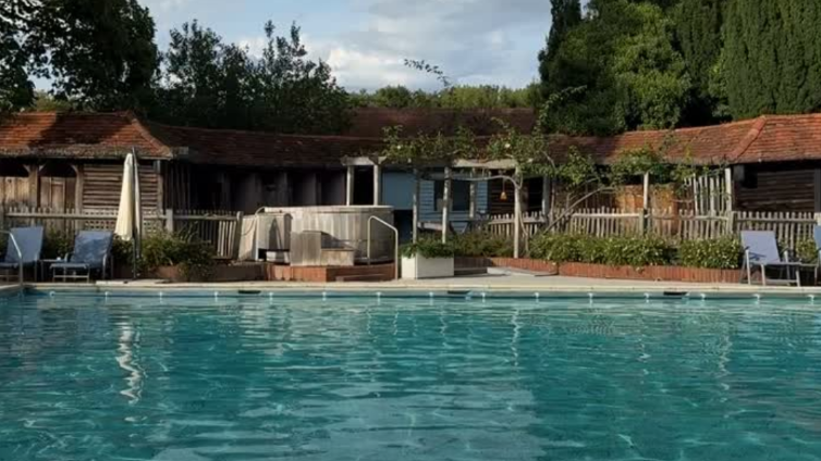 The pool we almost didn't want to share...