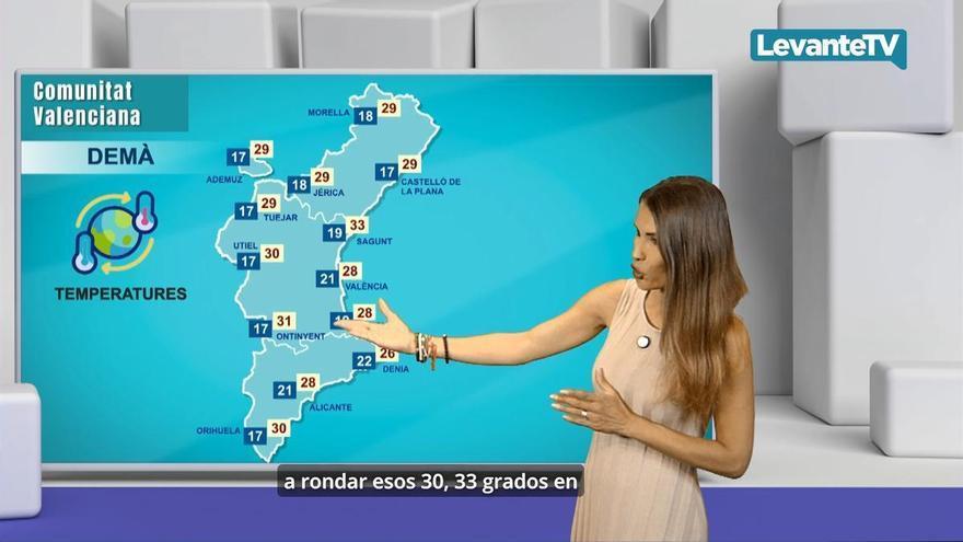 Valencia seguir&aacute; disfrutando del sol y el ambiente veraniego este jueves