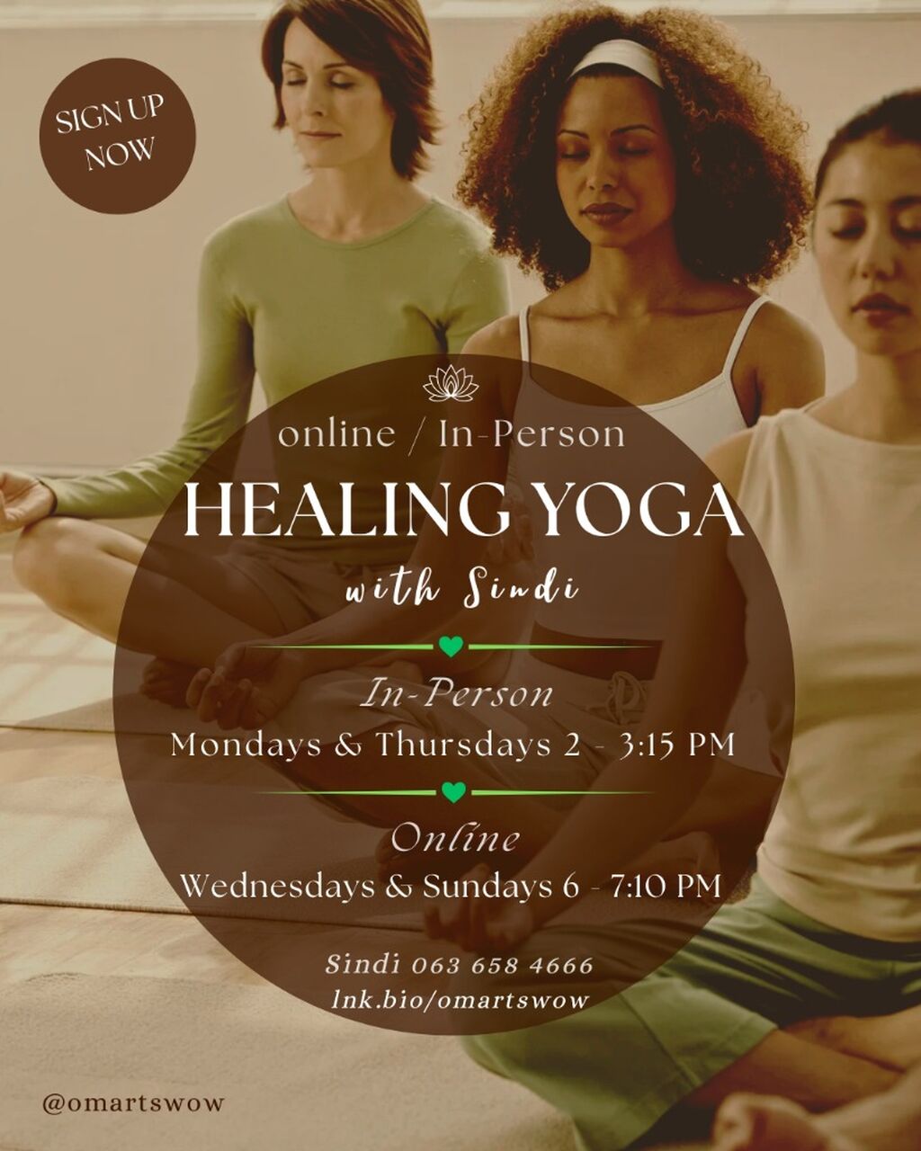 🔥Upcoming - Online Healing Yoga with Sindi 