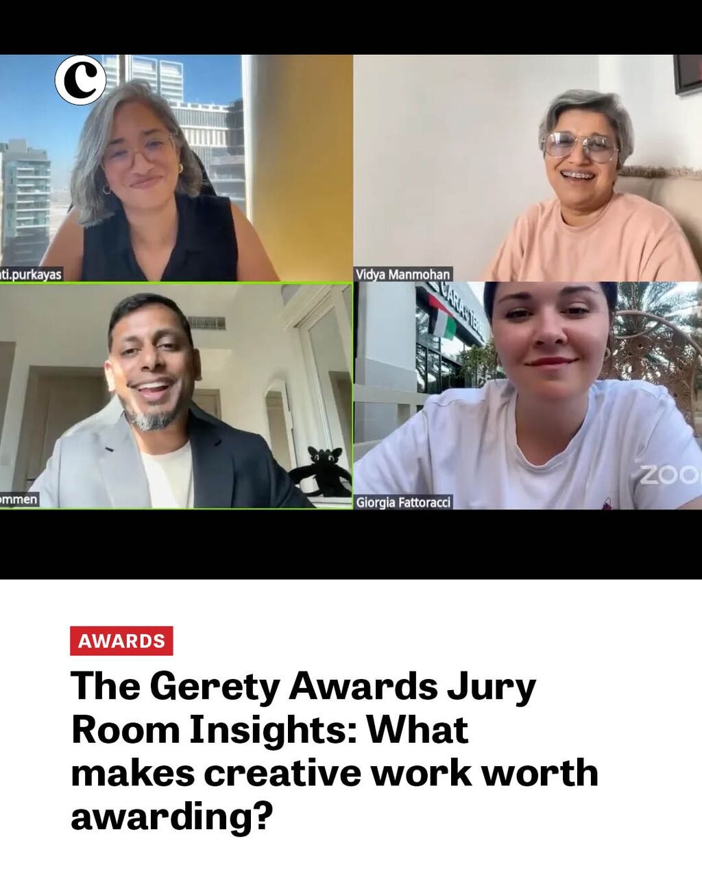 The Gerety Awards Jury Room Insights: What makes creative work worth awarding?