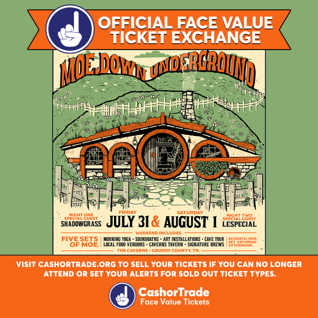 moe.down Underground Face Value Ticket Exchange